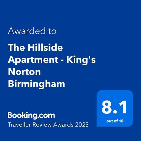 The Hillside Apartment - King'S Norton Birmingham Buitenkant foto